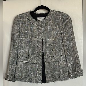 Women’s Kasper size 4 short tweed jacket